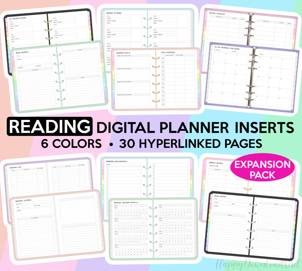 Digital Planner Inserts for Goodnotes, OneNote and Other Apps